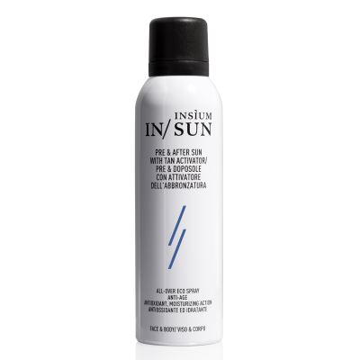INSIUM Pre & After Sun with Tan Activator Spray 150 ml